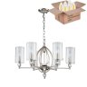 Подвесная люстра с лампочками Favourite Stine 2704-6P+Lamps E14 Свеча