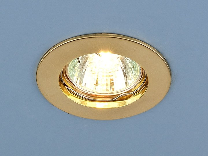 863 MR16 GD золото Встраиваемый точечный светильник Elektrostandard (a030072)