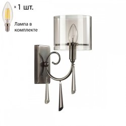Бра Odeon Nicole с лампочкой 4890/1W+Lamps E14 Свеча