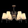 Подвесная люстра Crystal Lux с лампочками RENATA RENATA SP6 GOLD+Lamps E14 Свеча