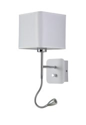 Бра с LED подсветкой Crystal Lux PACO AP2 CHROME/WHITE