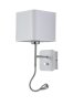 Бра с LED подсветкой Crystal Lux PACO AP2 CHROME/WHITE