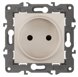 Розетка ЭРА Elegance 2P 16A 250V 14-2105-02 Б0034285
