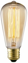 ED-ST64-CL60 Ретро лампа с декоративной нитью накаливания Arte Lamp Bulbs