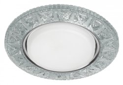 Встраиваемый светильник cо LED подсветкой Эра DK LD22 SL/WH (Б0029625)