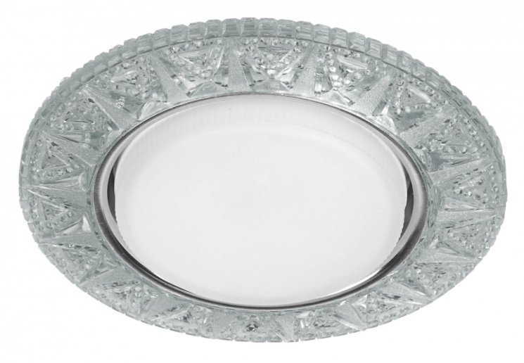 Встраиваемый светильник cо LED подсветкой Эра DK LD22 SL/WH (Б0029625)
