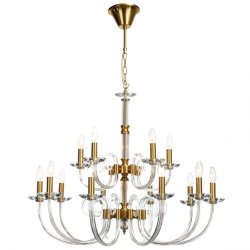 Подвесная люстра с хрусталем Glass Stilfort 1050/03/15P