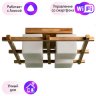 Светильник потолочный Arte Lamp 95 с поддержкой Алиса A8252PL-4BR-A