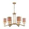 Подвесная люстра с лампочками Favourite Rocca 2689-6P+Lamps E14 Свеча