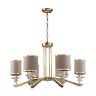 Подвесная люстра с лампочками Favourite Rocca 2689-6P+Lamps E14 Свеча