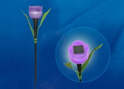 Светильник на солнечных батареях (UL-00004278) Uniel Promo USL-C-453/PT305 Purple Tulip