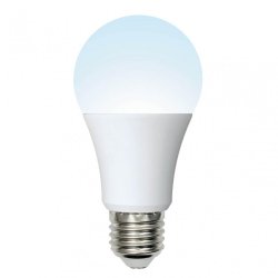 Лампа светодиодная (UL-00002372) Uniel E27 10W 4000K матовая LED-A60-10W/NW/E27/FR/MB PLM11WH