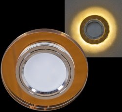 Встраиваемый светильник с LED подсветкой Reluce 16309-9.0-001LF MR16+LED3W TEA (1390122)