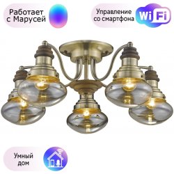 Потолочная люстра Velante с поддержкой Маруся 306-507-05-М