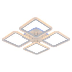 Светодиодная диммируемая люстра с ПДУ Profit Light 8075/4 WHT 112W+8W RGB