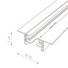 1м. Однофазный встраиваемый шинопровод Nowodvorski Profile Recessed 9013