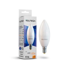 Светодиодная лампа E14 10W 2800К (теплый) Simple Voltega 7064