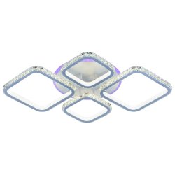 Светодиодная люстра с пультом ДУ и диммером Profit Light 8010/2+2 WHT