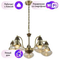 Подвесная люстра Velante с поддержкой Алиса 306-503-05-A