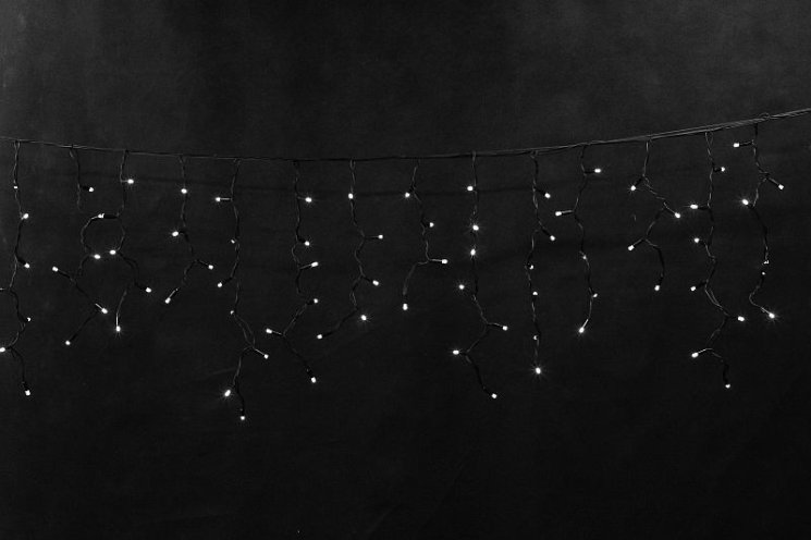 5х0,6м. Гирлянда бахрома морозостойкая 180LED (белый) A-057A WT Sneha 1098756