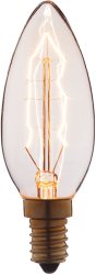 Лампа накаливания E14 60W прозрачная 3560