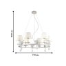 Подвесная люстра с лампочками Favourite Vogel 1705-6P+Lamps E14 Свеча