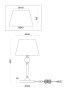 Настольная лампа Rosemary Freya FR5190TL-01BS