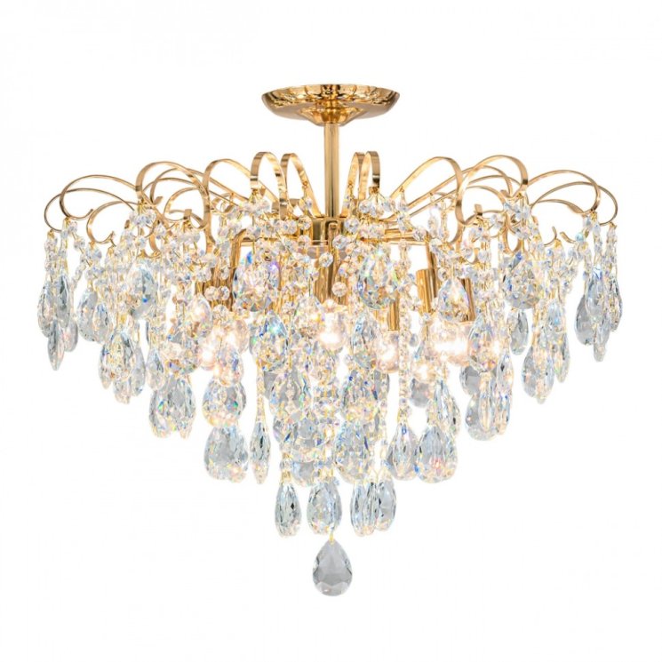 Потолочная люстра Escada Crown 1113/7PL White/Gold