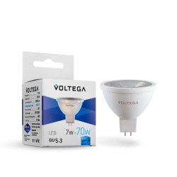 Светодиодная лампа GU5.3 7W 4000К (белый) Simple Voltega 7063