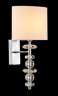Бра Crystal Lux с лампочкой ARMANDO AP1.2 CHROME+Lamps E14 Свеча