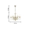 Люстра с лампочками Favourite Gesso 1141-6P+Lamps