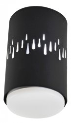 Накладной светильник с LED подсветкой Эра OL11 LD GX53 BK (Б0050270)