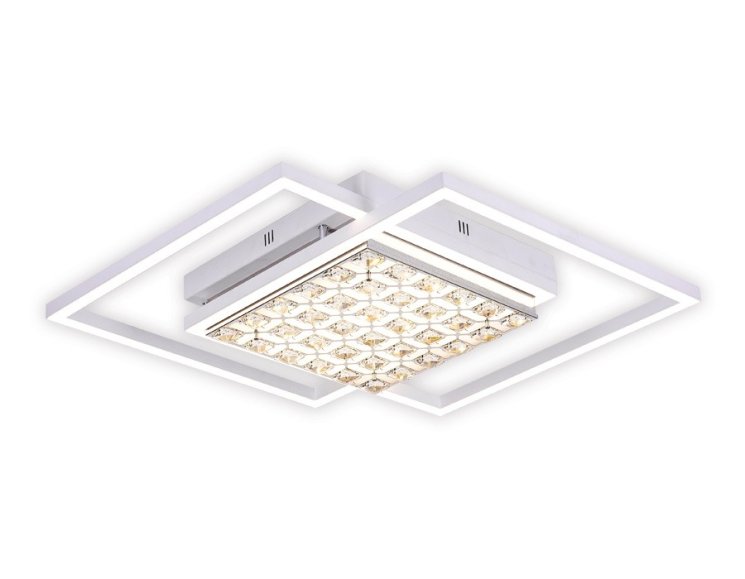 Потолочная светодиодная люстра с ПДУ Ambrella light Modern Acrylic FA112