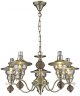 Подвесная люстра с лампочками Velante 305-503-05+Lamps E14 Свеча