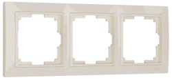 Рамка на 3 поста (слоновая кость, basic) Werkel W0032003