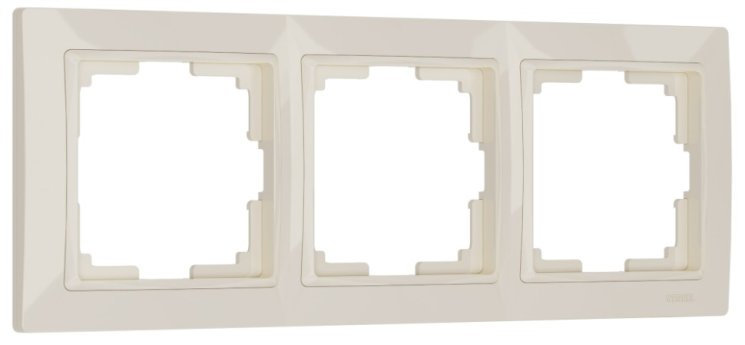 Рамка на 3 поста (слоновая кость, basic) Werkel W0032003