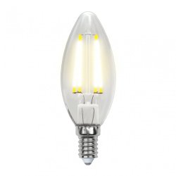 Филаментная светодиодная лампа E14 7,5W 4000К (белый) Air Uniel LED-C35-7.5W-NW-E14-CL GLA01TR (UL-00003247)