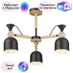 Люстра на штанге Velante с поддержкой Маруся 225-023-03-М