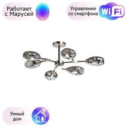 Потолочная люстра DeMarkt Гамбург с поддержкой Маруся 605016406-М