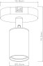 Спот Arte Lamp Aquarius A3226AP-1WH