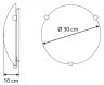 Потолочный светильник Arte Lamp Luna A3430AP-1CC