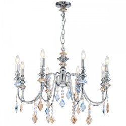 Подвесная люстра Lucia Tucci illuminazione MAYA 4450.8 chrome