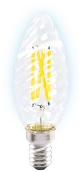 Филаментная светодиодная лампа E14 6W 6400K (холодный) C35 Filament Ambrella light (202126)
