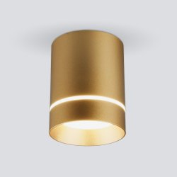 Потолочный светодиодный светильник Elektrostandard Topper DLR021 9W 4200K золото матовый (a049492)
