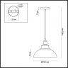 Подвесной светильник Lumion Dario с лампочкой 3675/1+Lamps E27 P45