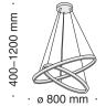 Подвесной светодиодный светильник Maytoni Rim MOD058PL-L74W4K