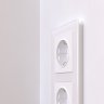 Рамка на 3 поста Acrylic (белый) Werkel W0032701