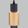 Подвесной светодиодный светильник Bento Eurosvet 50204/1 LED черный/матовое золото (a051714)