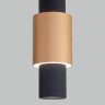 Подвесной светодиодный светильник Bento Eurosvet 50204/1 LED черный/матовое золото (a051714)