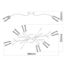 Люстра потолочная MW-Light Восторг 242015306